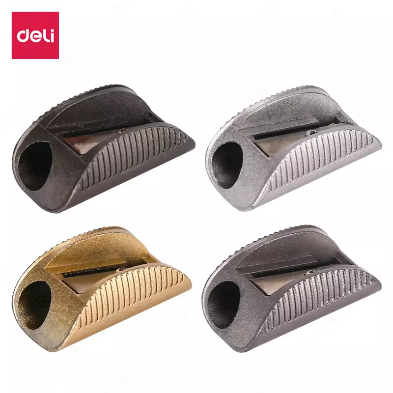 Metall qalam otkir Deli Rux qotishmasi  1 teshik  d 8 mm  oram. kart. displey (Art. - 01700-ER) Pol. turli xil