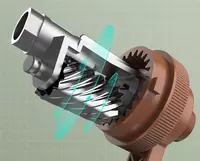   Mexanik qalam otkir Deli 1 teshik  stol usti  d 8 mm  oram. card.cor. (Art. - 71160-bz) Bronza