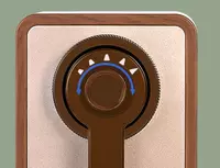  Mexanik qalam otkir Deli 1 teshik  stol usti  d 8 mm  oram. card.cor. (Art. - 71160-bz) Bronza Chakana savdo