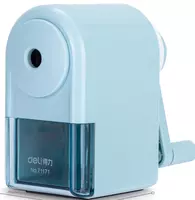   Mexanik qalam otkir Deli E71171  1 teshik  stol usti  d 8 mm  oram. kart. kor. (m. - 71171-bl.) Moviy