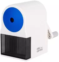 Mexanik qalam otkir Deli Uspire  1 teshik  ish stoli  d 8 mm  paket. plast. kor. (modda - 502-H) Oq/kok