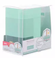   Mexanik qalam otkir Deli Macaron  1 teshik  ish stoli  d 8 mm  oram. plast. kor. (m. - 10604-ER) Polkovnik. turli xil