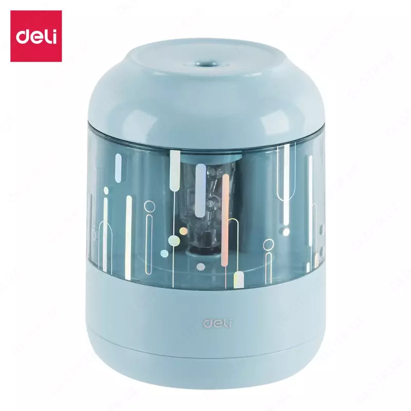 Avtomatik qalam otkir Deli H508  1 teshik  stol usti  d 6 9-8 mm  oram. plast. kor. (modda - 508-BL-H) Moviy