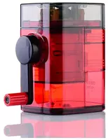  Механическая точилка для карандашей Deli  1 отв  настольная  d 6.5-8 мм  уп. пласт. кор. (Арт. - 71162rd) Красная - 