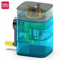 Mexanik qalam otkir Deli  1 teshik  stol usti  d 6 5-8 mm  oram. plast. kor. (Art. - 71162bl) Moviy