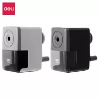 Mexanik qalam otkir Deli E0616B  1 teshik  stol usti  d 8 mm  oram. plast. kor. (m. - 0616B) Assortiment