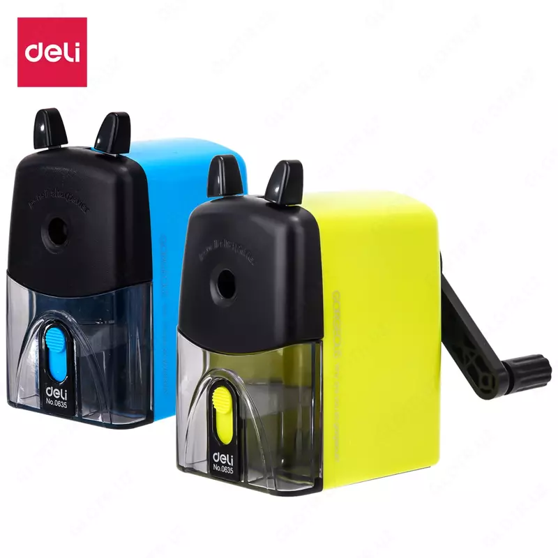 Mexanik qalam otkir Deli Gorgeous  1 teshik  ish stoli  d 8 mm  paket. kart. kor. (- 0635-modda) Polkovnik. turli xil