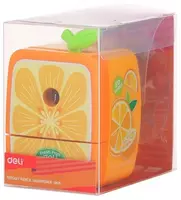  Механическая точилка для карандашей Deli  Fruit  1 отв  настольная  d 7 мм  уп. пласт. кор. (Арт. - 0671) Цв. ассорти OOO Smart Choice Kans