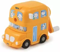   Механическая точилка для карандашей Deli Bus  1 отв  настольная  d 7 мм  уп. пласт. кор. (Арт. - 0674) Цв. ассорти