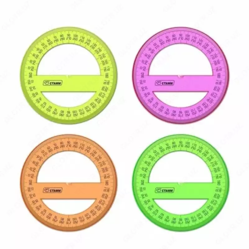 Otkazgich STAMM Neon  10 sm  360° plastik  shaffof (Art. - TP41) Neon. turli xil