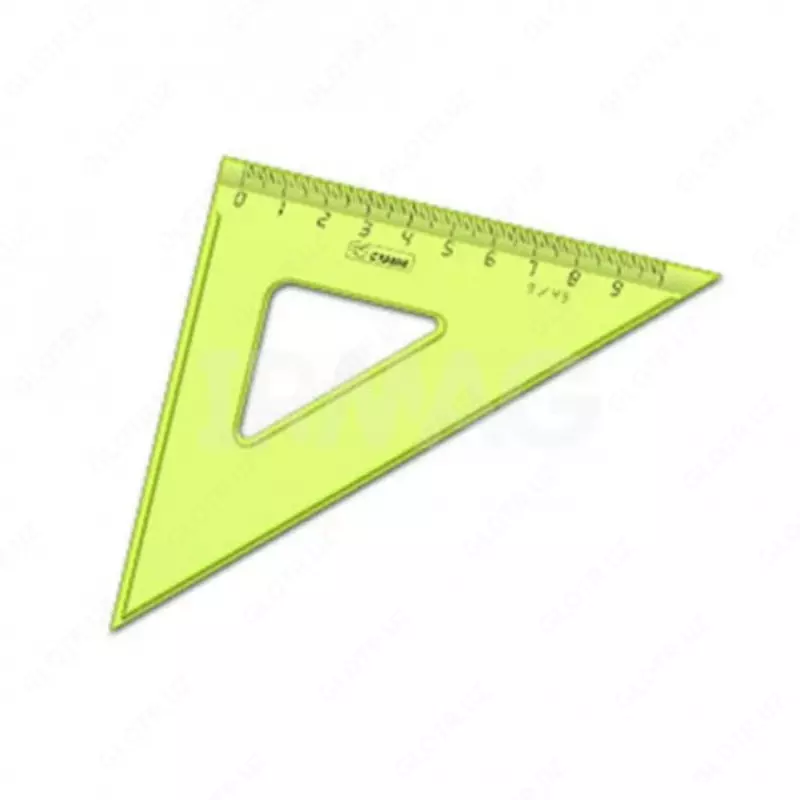  Uchburchak olchagich Stamm Neon kristalli  9 sm  45 °  paket. PE (Art. - TK32) Neon. turli xil - 