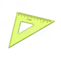  Uchburchak olchagich Stamm Neon kristalli  9 sm  45 °  paket. PE (Art. - TK32) Neon. turli xil - 