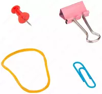  Универсальный мелкоофисный канцелярский набор Deli уп. пласт. туба (Арт. - 20703-EZ) Цв. Ассорти - 