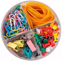   Универсальный мелкоофисный канцелярский набор Deli уп. пласт. туба (Арт. - 20703-EZ) Цв. Ассорти