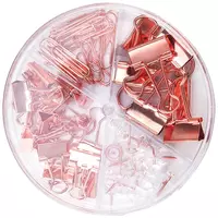  Универсальный мелкоофисный канцелярский набор Deli уп. пласт. туба (Арт. - 78553) Золотистое ассорти - 