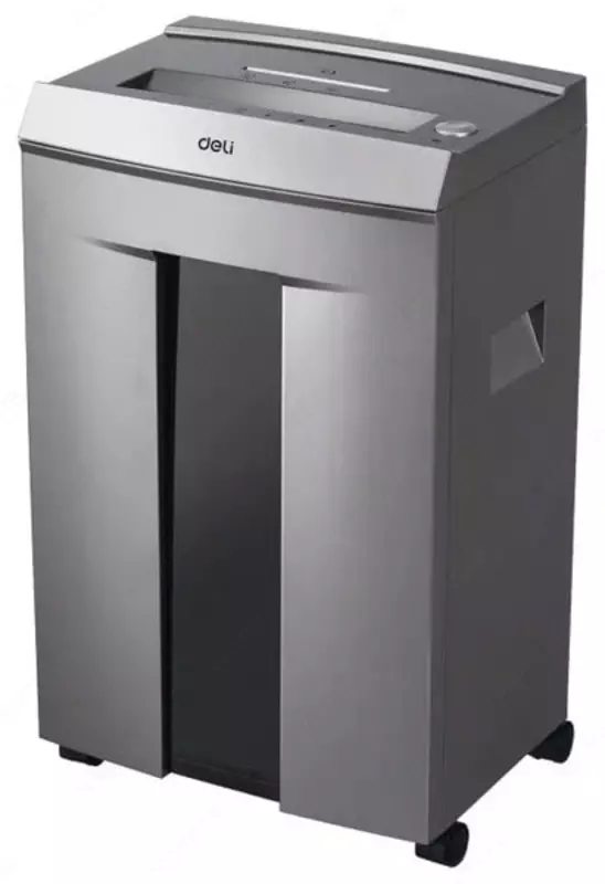 Уничтожитель бумаг (сетевой) Deli А4  200 Вт  16 л. (Арт. - 9906) Черный/серый