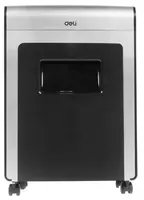   Уничтожитель бумаг (сетевой) Deli А4  255 Вт  10 л. (Арт. - 9915) Черный/серебристый