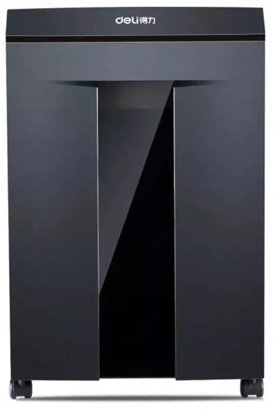 Уничтожитель бумаг (сетевой) Deli А4  450 Вт  8 л. (Арт. - 9919) Черный/серый