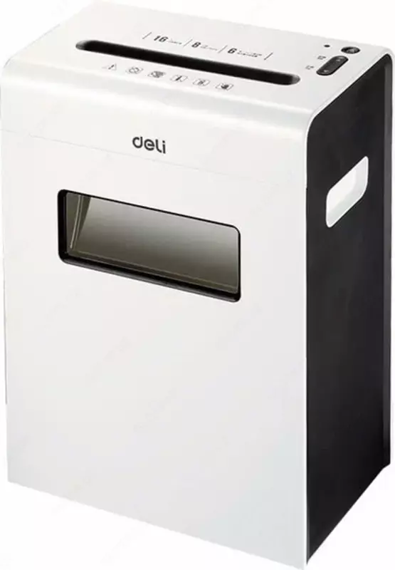  Уничтожитель бумаг (сетевой) Deli А4  240 Вт  6 л. (Арт. - 9921) Белый/черный Только в розницу