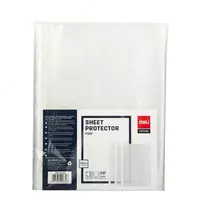 Упаковка перфофайлов Deli Extend  0 06 мм  А4  100 шт.  60 мкм  уп. ПЭ (Арт.- 20202EF)