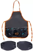 Фартук с нарукавниками ArtSpace Play  ткань  3 карм.  53.5 х 44.5 см  уп. ПЭ (Арт.- ФМ_280827) Темно/серый