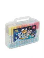 Набор фломастеров Deli Space Finder  наконечн. 1-7 мм  36 шт.  пласт. бокс (Арт. - 70738-36) Цветное ассорти