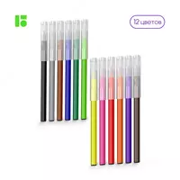  Набор фломастеров (смываемые) Berlingo Жил-был кот  наконечн. 2 мм  12 шт.  уп. блистер (Арт. - WP00612) Цветное ассорти - 