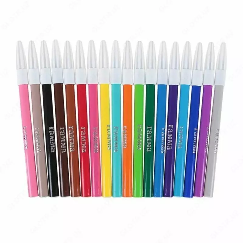  Набор фломастеров (смываемые) Гамма Мультики  наконечн. 2.2 мм  24 шт.  уп. карт. (Арт. - 180319_07) Италия/Россия - 