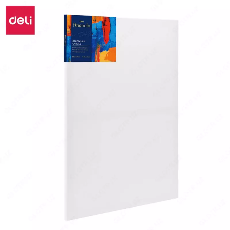 Deli Finenolo nosilkasidagi kanvas  50 x 70 sm  paxta  280 g/m2  ortacha don (Art. - 279-10-EC)