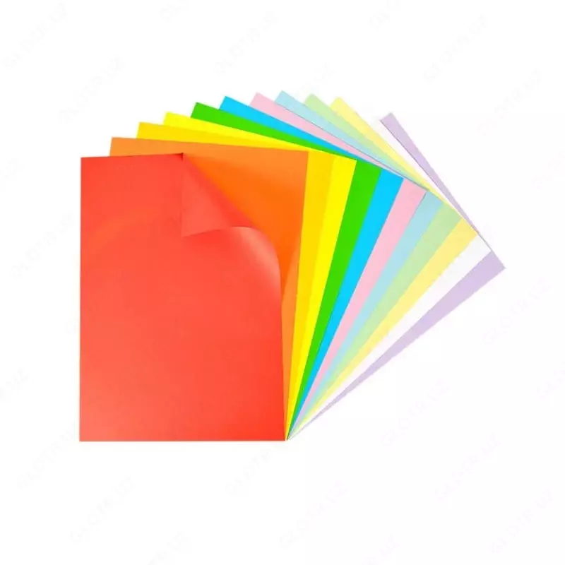  Цветная Бумага  А4  80 г/м2 ( Цв. ассортимент) - 