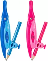 Metall/plastmassa kompas Deli Pioneer  28 sm  qalam  paket. blister (Art. - 20102-EG) Assortiment