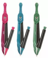 Металло/пластиковый циркуль (грифели) Deli Orbit   31 см  мех. карандаш   уп. блистер (Арт. - 20302-EG) Ассортимент