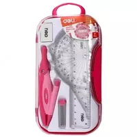   Металло/пластиковый циркуль Deli Pioneer  28 см  карандаш  уп. пенал (Арт. - 30304-EG) Комплект