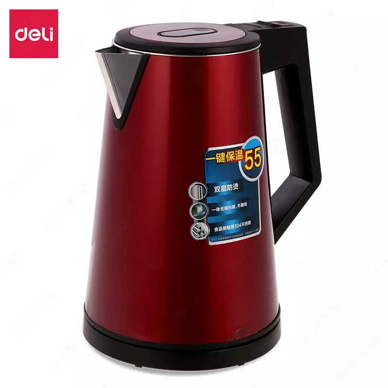 Elektr choynak Deli 1 7 l  1830 Vt (modda - 0767-rd) Qizil/qora