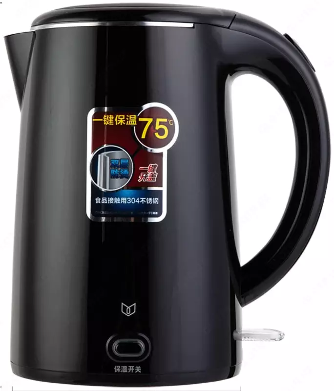   Электрический чайник Deli 1.7 л  1800 Вт (Арт.- 85609) Черный