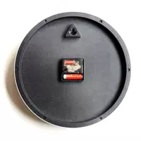  Kvars devor soati (dumaloq) Deli D 30 sm (Art. - 9005-bk) Qora - 