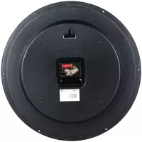   Kvars devor soati (dumaloq) Deli D 37 sm (Art. - 9006-bk) Qora