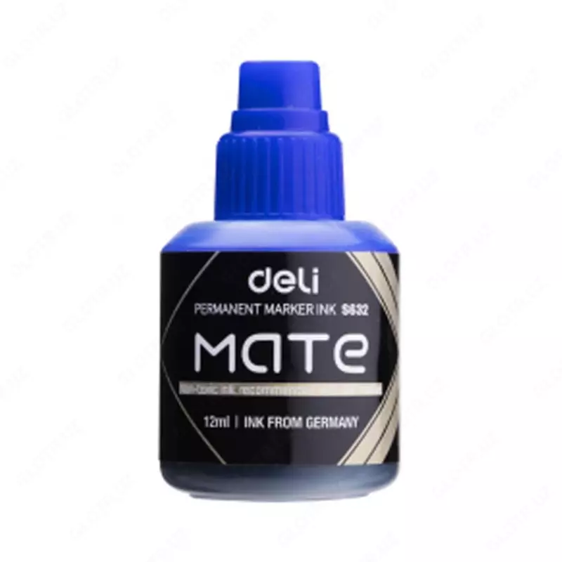 Чернила для перманентых маркеров Deli Mate 102-103  12 мл. (Арт. - 632-ESBL) Синие