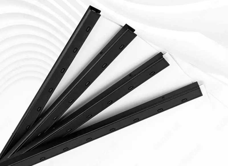  Упаковка шин для переплета (брошюровщики) Deli пластик  12.5 мм  100 шт  карт. уп. (Арт. - 3828-bk) Черная - 