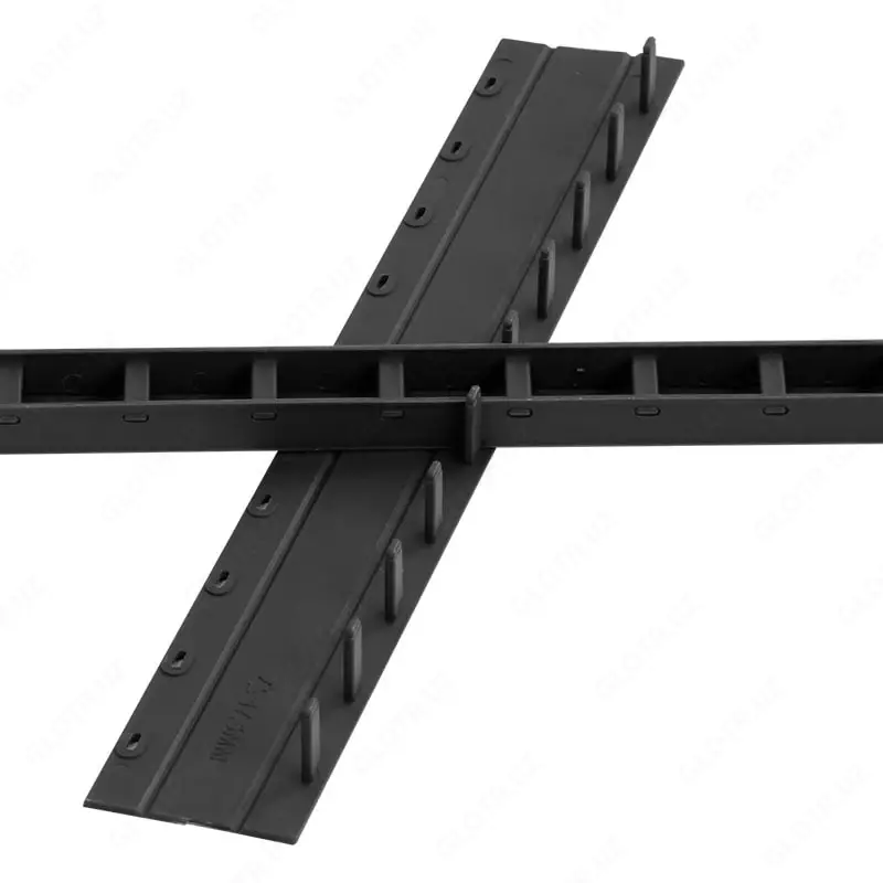  Упаковка шин для переплета (брошюровщики) Deli пластик  17.5 мм  100 шт  карт. уп. (Арт. - 3830-bk) Черная - 