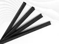   Упаковка шин для переплета (брошюровщики) Deli пластик  20 мм  100 шт  карт. уп. (Арт. - 3831-bk) Черная