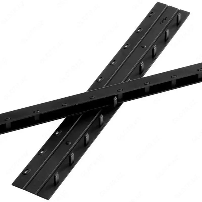  Упаковка шин для переплета (брошюровщики) Deli пластик  7.5 мм  100 шт  карт. уп. (Арт. - 3826-bk) Черная - 