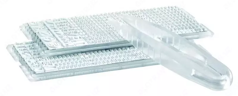  Shaxsiylashtirilgan shtamp Colop Printer 40N/2 toplam 19A+B  59x23 mm  6 bet  blister (m. - 145397) Qizil - 