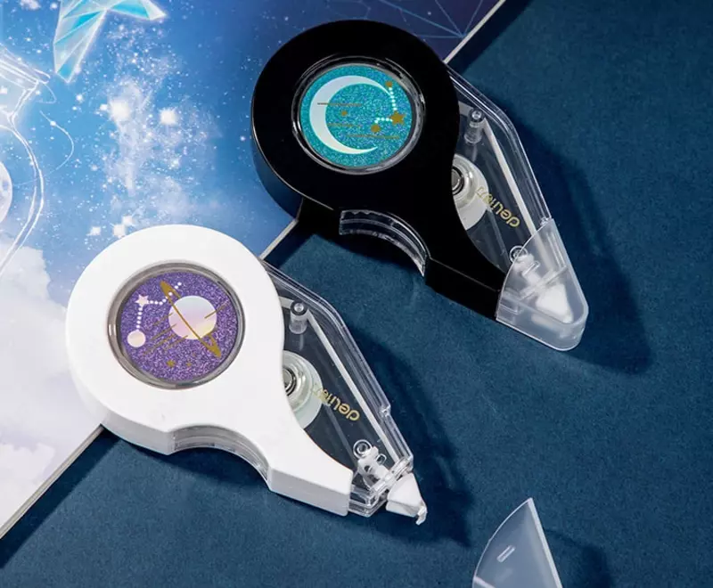  Tuzatish lentasi Deli 5 mm x 12 m  paket. blister (modda - 71499) Col. turli xil Chakana savdo