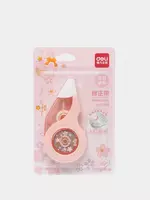  Корректирующая лента Deli 5 мм х 12 м  уп. блистер (Арт. - 71546) Цв. ассорти - 