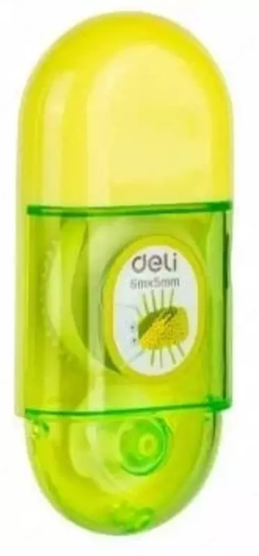  Корректирующая лента Deli Comico  5 мм х 6 м  уп. блистер (Арт. - 350-H) Цв. ассорти - 