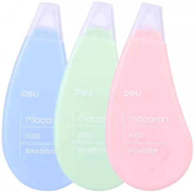 Tuzatish lentasi Deli Macaron  5 mm x 8 m  paket. blister (Art. - 20101-EH) Assortiment