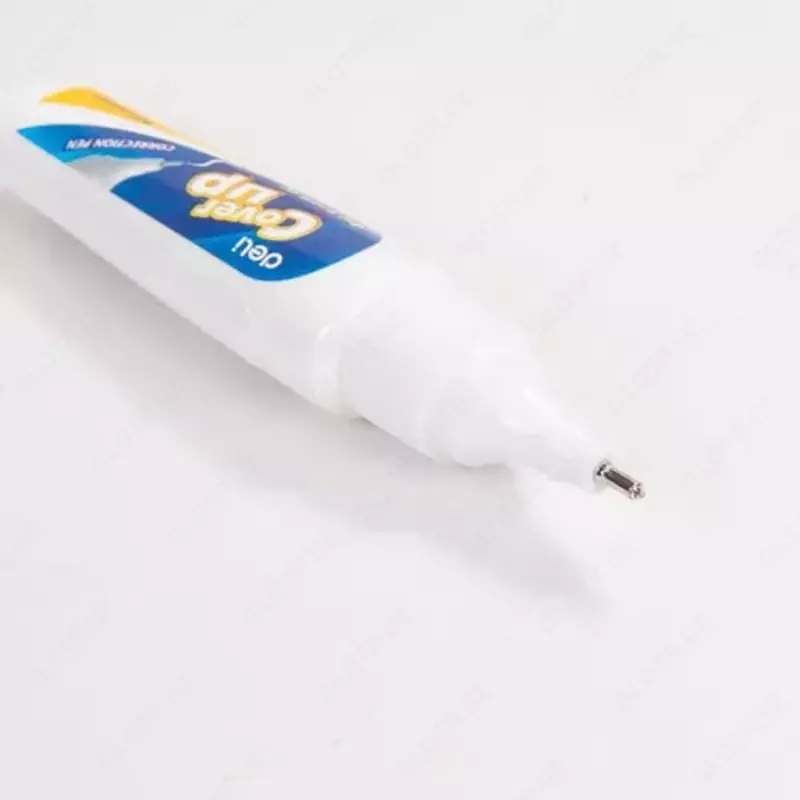  Корректирующая штрих-ручка (шариковая) Deli Cover UP  4 мл.  металл. наконечн.  уп. карт. дисплей (Арт. - 39293) - 