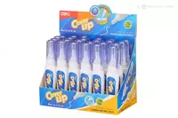   Корректирующая штрих-ручка (шариковая) Deli Cover UP  4 мл.  металл. наконечн.  уп. карт. дисплей (Арт. - 39293)