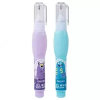 Корректирующая штрих-ручка Deli Little Devil  8 мл.  металл. наконечн.  уп. карт. дисплей (Арт. - 120-VR) Цв. ассорти